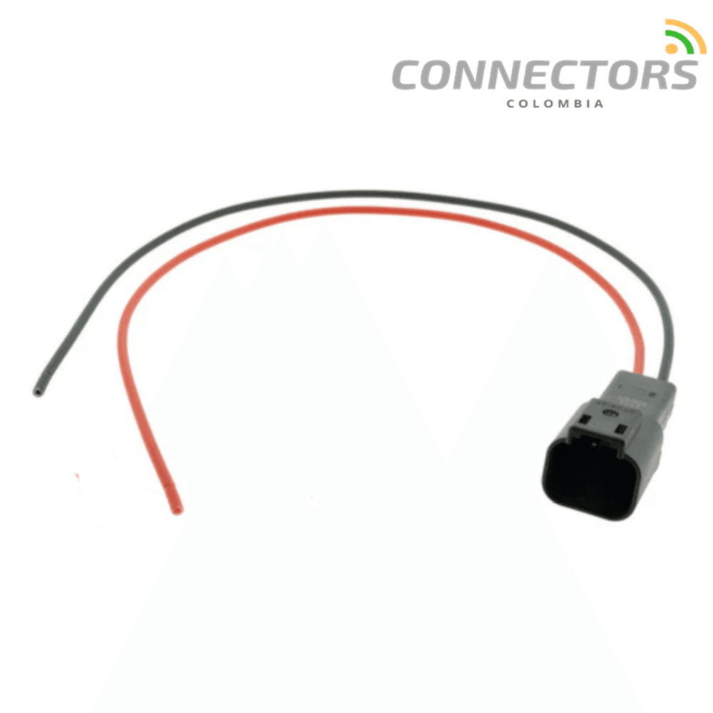 Dt04-2P-E004 – Conector Tipo Deutsch Dt 2 Vias Sellado Macho Negro Armado
