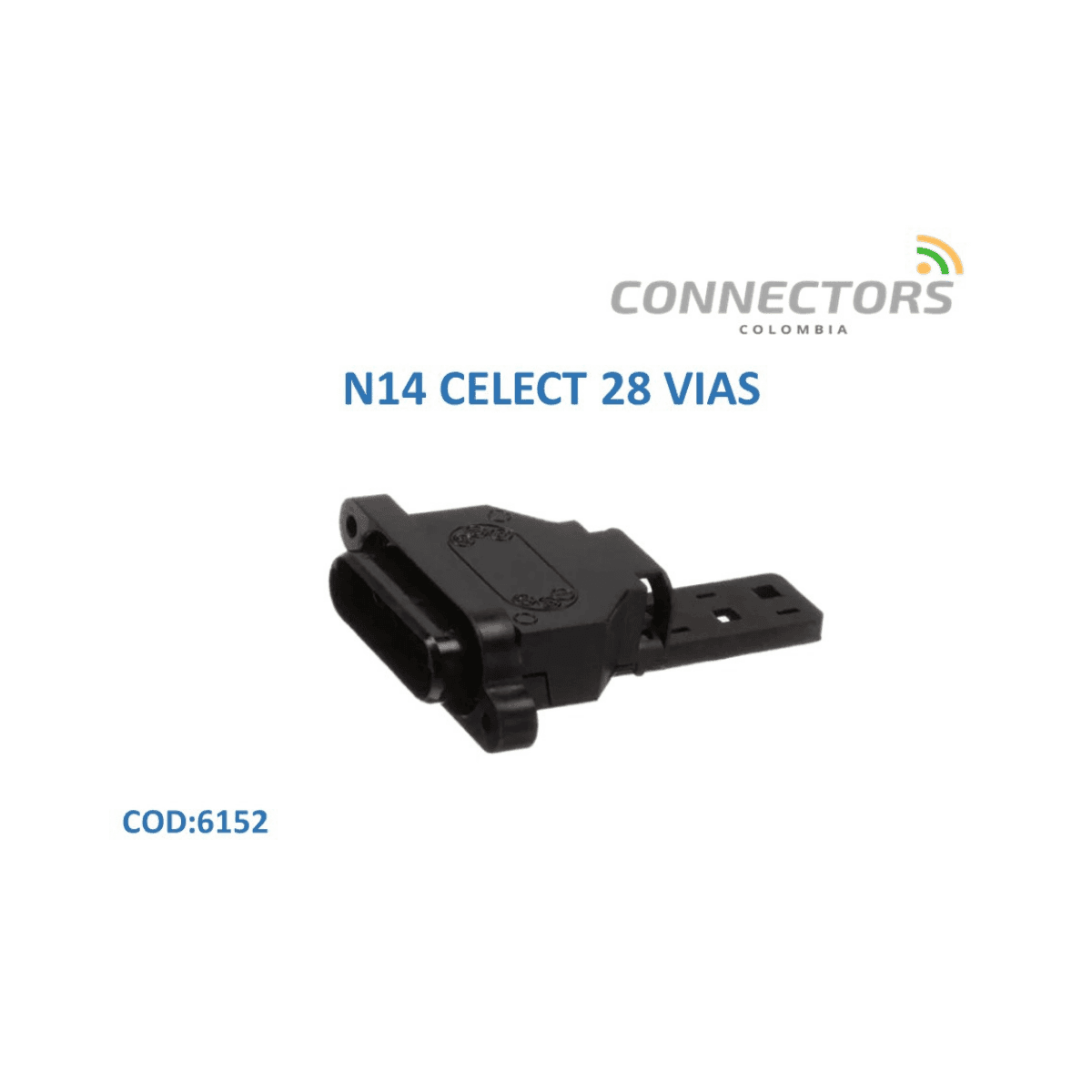Conector N14 Celect 28 Vias