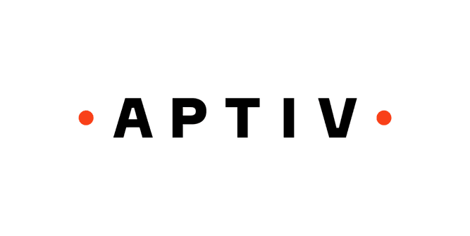 Logotipo de Aptiv, marca aliada de Connectors Colombia.