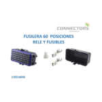 Conector 60 Vias No Sellado Negro