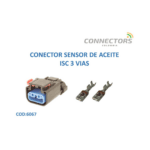 Conector Apex 2.8 3 Vias Sellado Hembra Negro Delphi