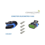 12162188  Conector M.p 150 4 Vias Sellado Hembra Negro Delphi
