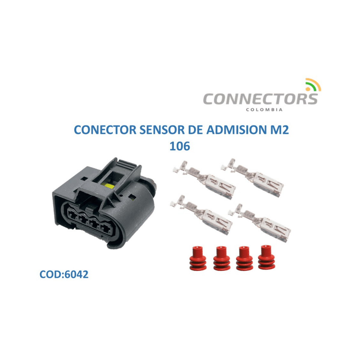 47 Conector 4 Vias Slk 2,8 Hembra