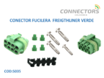 32006-C22 - Conector Bussman 2,8 Sellado 8 Vias Verde