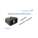 CONECTOR DEUTSCH DRC 24 VIAS SELLADO HEMBRA NEGRO