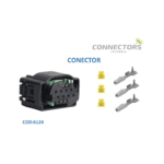 1-1534229-1 CONECTOR MQS 8 VIAS SELLADO HEMBRA NEGRO TE CONNECTIVITY