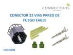 Conector W.p Sellado 22 Vias Macho Negro Delphi