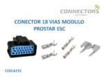 15326082 Conector G.c 18 Vias No Sellado Hembra Negro Delphi