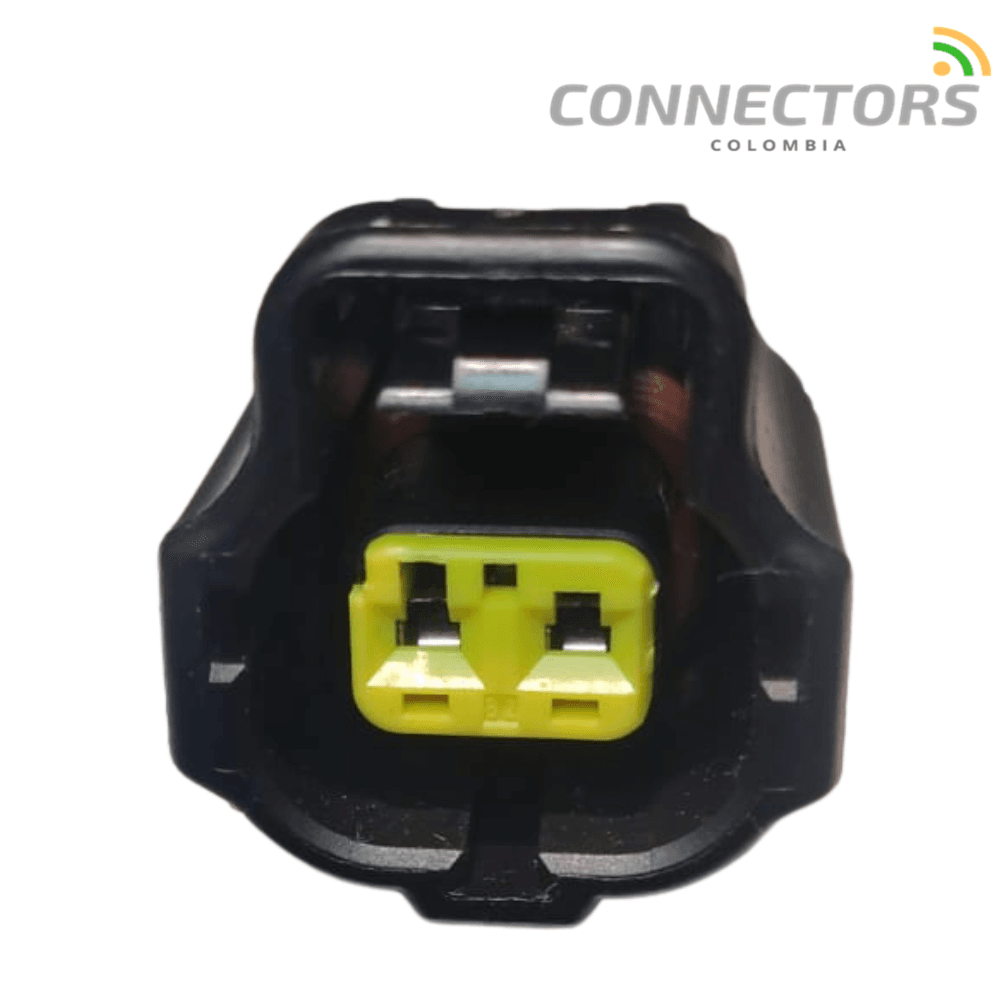 184002-1- Conector Scc 2 Vias Sellado Hembra Gris Te Connectivity Armado