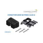 Conector Hes Circular Series 60 Vias Sellado Hembra Negro Delphi