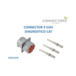 HD10-9-16P CONECTOR DEUTSCH HD 9 VIAS SELLADO MACHO GRIS