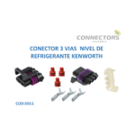 12110293 - CONECTOR M.P 3 VIAS 1,6 SELLADO NEGRO HONGO DELPHI