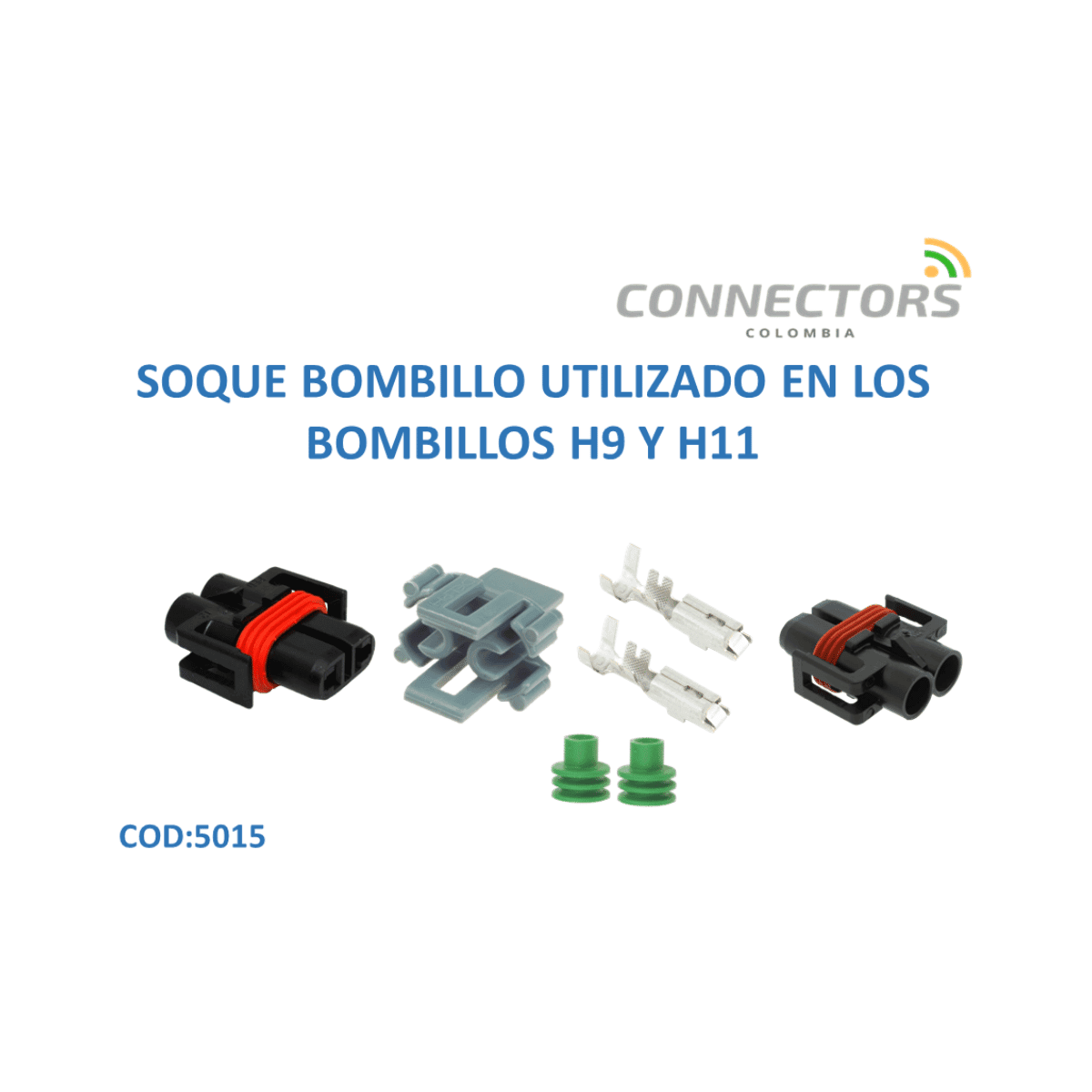 12124819 - Conector M.p  2,8 Sellado  Guia Media Delphi