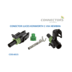 12015791 - Conector W.p Sellado 1 Via Hembra Negro Delphi