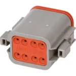 DT06-08S - CONECTOR TIPO  DEUTSCH DT 8 VIAS SELLADO HEMBRA GRIS  AMPHENOL - Imagen 3