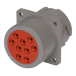 HD10-9-16P CONECTOR DEUTSCH HD 9 VIAS SELLADO MACHO GRIS - Imagen 3