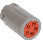 HD14-5-16P CONECTOR DEUTSCH HD 5 VIAS SELLADO MACHO GRIS - Imagen 2