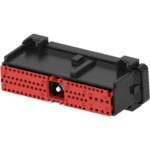 AMP Round Black Sealed Male 68-Way Connector - Image 2