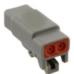ATM06-2S Gray Sealed Female 2-Way Connector - Image 2