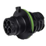 TE Connectivity Black Sealed Male 4-Way Connector - Image 2
