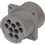 HD10-9-16P CONECTOR DEUTSCH HD 9 VIAS SELLADO MACHO GRIS - Imagen 2