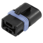 Eaton Bussman Black Sealed Male 2-Way Connector - Image 2