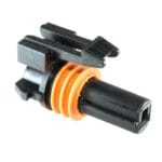 CONECTOR G.C 1 VIA SELLADO HEMBRA NEGRO PARA KENWORTH - Imagen 2